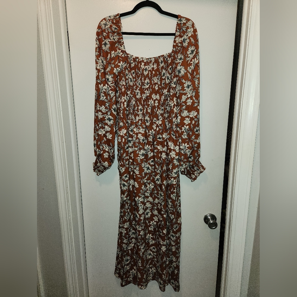 Long sleeve maxi dress